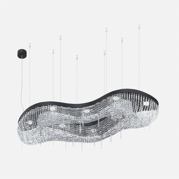 Svetholl Классические люстры (Классика 2 На бусинах) L2300 B740 H240 Лампы: 15 х Е27 ISCLX1-240740-230040E2715