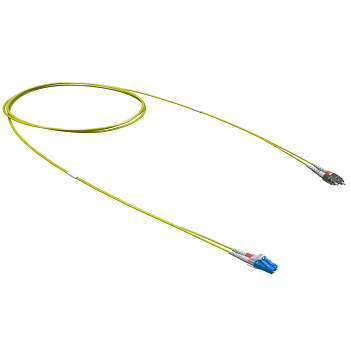 DKC Оптический коммутационный шнур переходной Duplex LC-UPC/FC-UPC, 9/125 OS2, 3 м