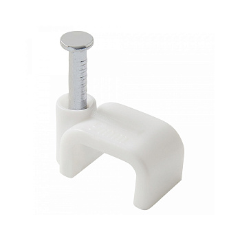 Tech-Krep Скоба для кабеля плоская Б9 мм (50 шт) - пакет 103659