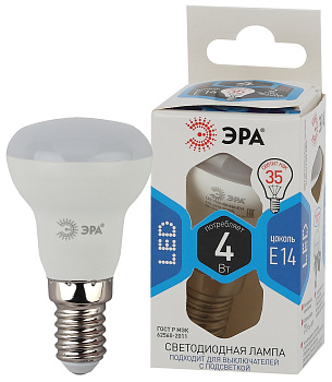 ЭРА LED R39-4W-840-E14 (диод, рефлектор, 4Вт, нейтр, E14)