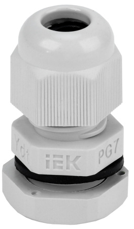 IEK Сальник PG7 диаметр проводника 5-6мм IP54 YSA20-06-07-54-K41