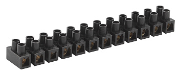 ЭРА NO-223-16 Зажим винтовой ЗВИ-150 полипропилен 10-35мм² 12пар 100°С Черный Б0033494