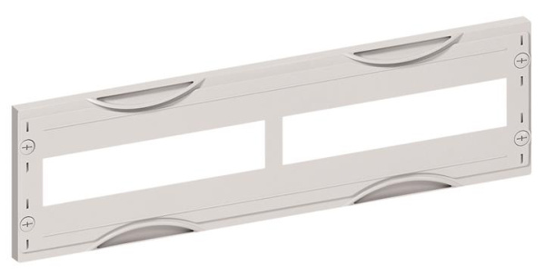 ABB Пластрон размером 150х500мм c прорезями 2 ряда, 1 рейка AS21