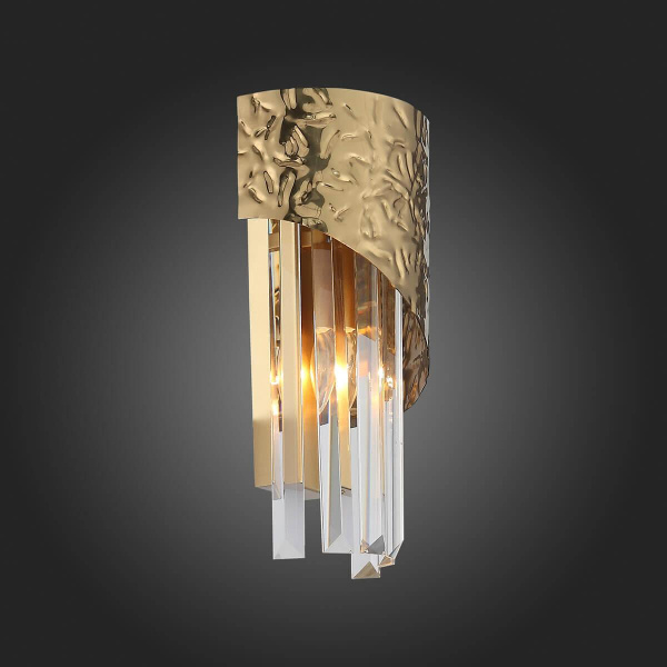 Купить ST Luce SL1100.301.01 Бра Античная латунь/Античная латунь, Прозрачный E14 1*60W