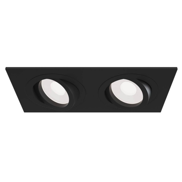 Maytoni Technical Atom Черный Встраиваемый светильник GU10 50W DL024-2-02B