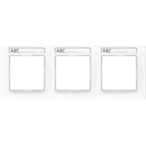 JUNG Рамка 3-кратная, белый AC5830BFNAWW