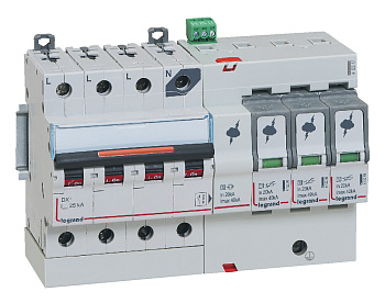 Legrand УЗИП с автоматическим выключателем Т2 3P+N 40кА 412217