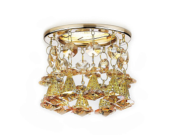 Ambrella Светильник K2233 G/TI золото/янтарный