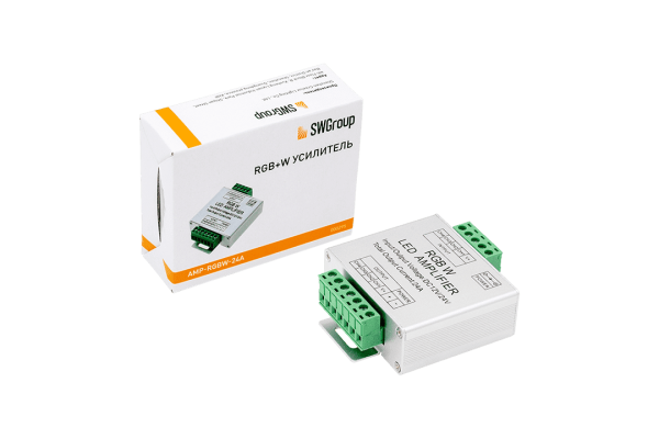 SWG Усилитель RGB+W,24А, AMP-RGBW-24A