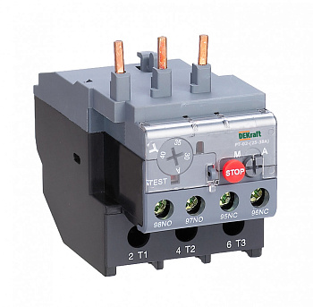 Dekraft Реле тепловое для контакторов 25А-38А 23.0А-32А