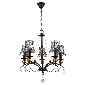 Lussole LGO Металл Черный /  Металл Люстра E14 40W LSP-8103