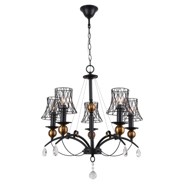 Lussole LGO Металл Черный /  Металл Люстра E14 40W LSP-8103