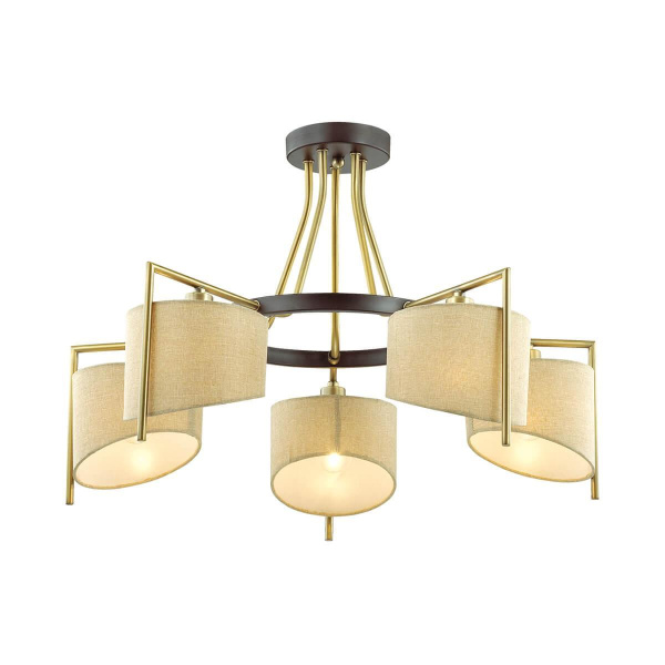 Lumion 3750/5C LN19 103 коричневый Люстра потолочная E14 5*40W 220V KAREN