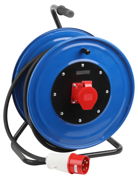 ЭРА Удлинитель силовой ЭРА IND380-RM-1e-5x4-10m-IP44 на 380В на катушке 1 розетка CEE 5P 10м КГ 5х4 32A IP44