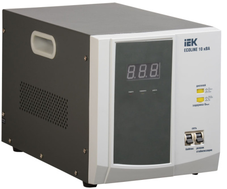 IEK Стабилизатор напряжения переносной серии Ecoline 10 кВА IVS26-1-10000
