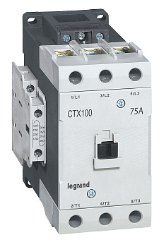 Legrand CTX3 Контактор 100 3P 75A (AC-3) 2но2нз =24В 416181