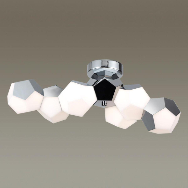 Купить Odeon Light 4304/36CL HIGHTECH ODL22 165 хром Потолочный светильник IP20 LED 36W 2160Лм IP20 4000K BINGO