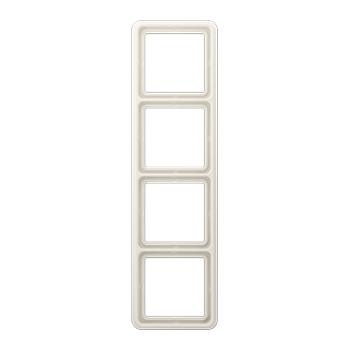 JUNG CD 500 Бежевая Рамка 4-ая CD584W