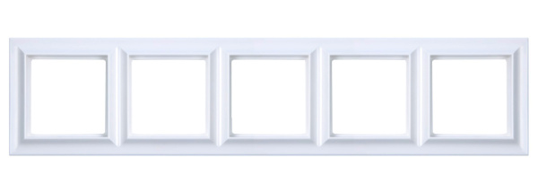 JUNG EcoProfi Standart Белый Рамка 5-ая EPS485WW