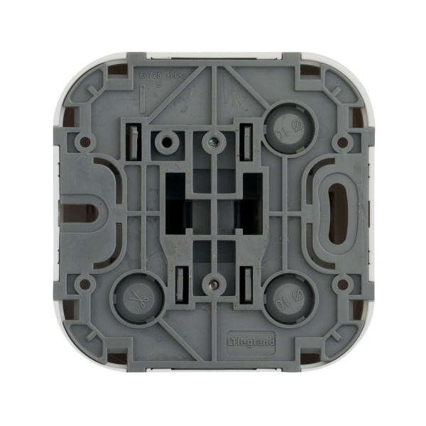 Купить Legrand Quteo Белый Выключатель 1-клавишный 10А 782200