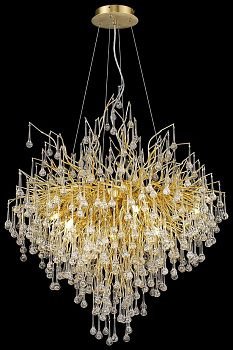 Wertmark WE189.09.403 Люстра подвесная Матовое золото/Прозрачный G9 9*40W