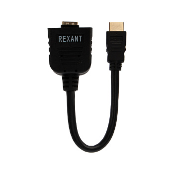 ПереходНИК шт.HDMI - 2гн.HDMI (провод) GOLD Rexant 17-6832