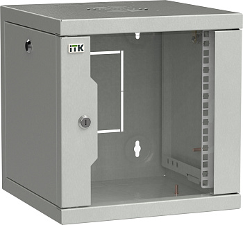 IEK LINEA WS ITK LINEA WS Шкаф 10" 9U 320х310мм дверь стекл. сер. LWS3-09U33-GF