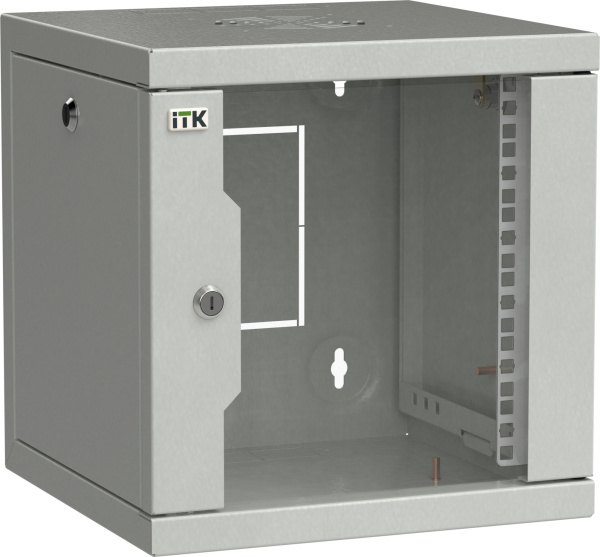 IEK LINEA WS ITK LINEA WS Шкаф 10" 9U 320х310мм дверь стекл. сер. LWS3-09U33-GF