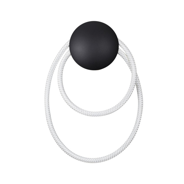 Odeon Light 4398/20WL HIGHTECH ODL23 101 черный/металл/канат Настенный св-к IP20 LED 20W 3000K CORDA