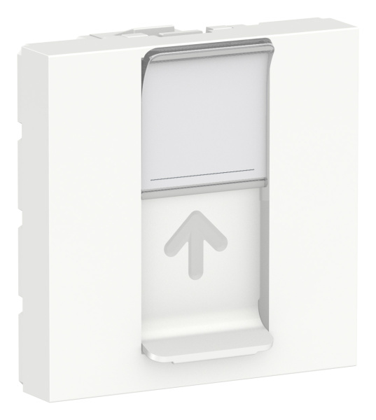 Купить SE Unica Modular Бел Панель лицевая RJ45, одиночная без коннектора, 2 модуля NU941118