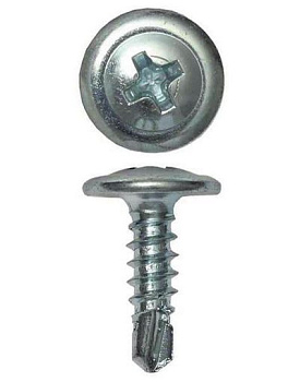 DKC Саморез с пресс-шайбой 4.2x32 со сверлом