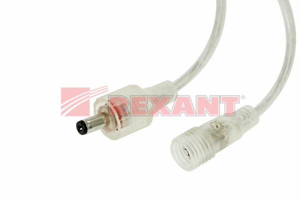 Купить Соединительный кабель (2pin) герметичный (IP67) 2х0.35мм² 300V прозрачный Rexant 11-9322