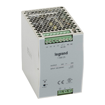 Legrand 1-фазный Импульсный источник питания 24В 480Вт 20A 146625
