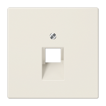 JUNG LS 990 Бежевая Накладка 1-ой наклонной ТЛФ/комп розетки LS969-1UA