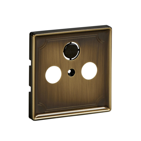 Купить SE Merten SD Античная латунь Накладка розетки TV-FM,TV-FM-SAT MTN294143