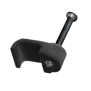 Крепеж кабеля плоский 8 х 3 мм, черный (упак. 50 шт) Rexant 07-4207-1