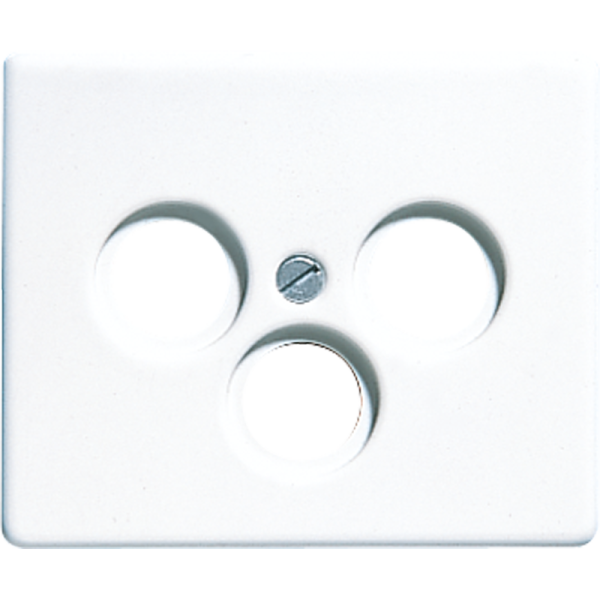 JUNG SL 500 Белая Накладка TV-SAT-FM розетки SL561SATWW