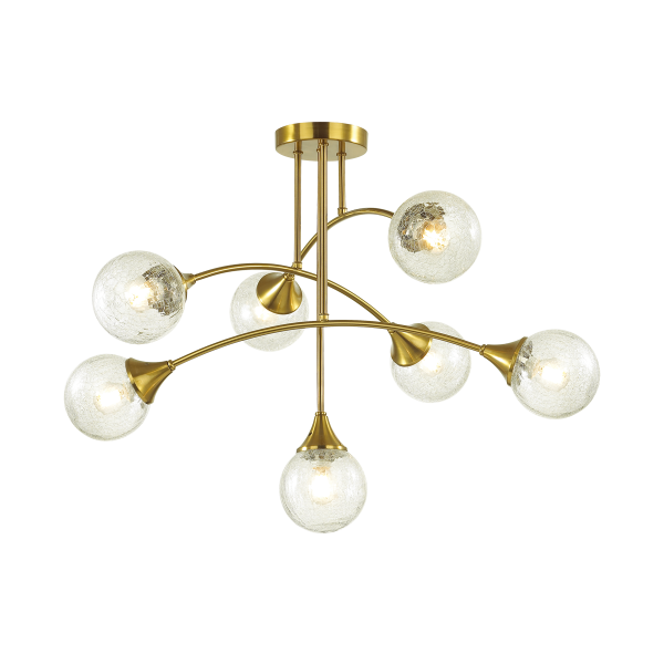 Купить Lumion 4558/7C MODERNI LN21 латунь Люстра потолочная E14 7*40W 220V YOKO