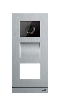 ABB Станция вызова, видео, 1/3, без клавишного модуля, сталь 2TMA070010X0028