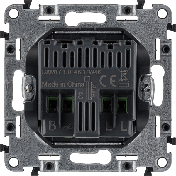 Купить Legrand Valena ALLURE DIY Бел Светорегулятор поворотный, 300Вт, универсальный, без нейтрали 752760