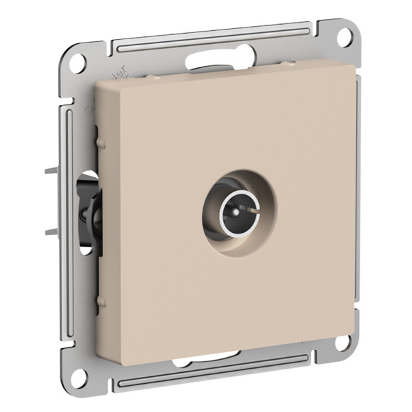 Systeme Electric AtlasDesign Песочный Розетка TV оконечная 1DB, механизм