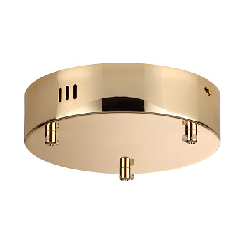 Odeon Light 5015/3R L-VISION ODL23 425 золотой цвет Потолочная чаша (доп.основание) VEKIA