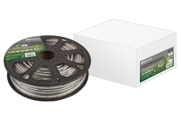 TDM Лента светодиодная SMD2835-60 LED/м-220 В-4,8 Вт/м-IP67-6000 K (30м) SQ0331-0110