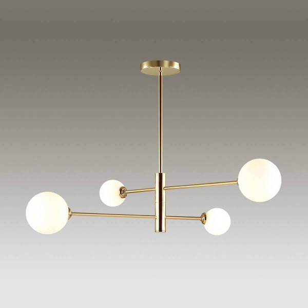 Купить Lumion 4418/4C LN19 069 золотой Люстра на штанге G9 4*40W 220V ESTELLE