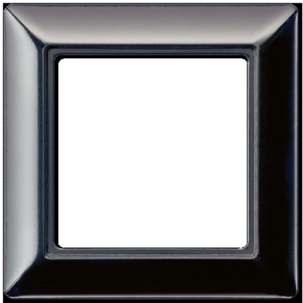 JUNG Рамка 1-кратная для вертикальной и горизонтальной установкичерная AS581SW