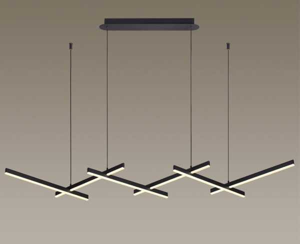 Купить Odeon Light 3890/85L ODL20 34  черный/металл Подвесной светильник LED 4000K 85W 220V RUDY