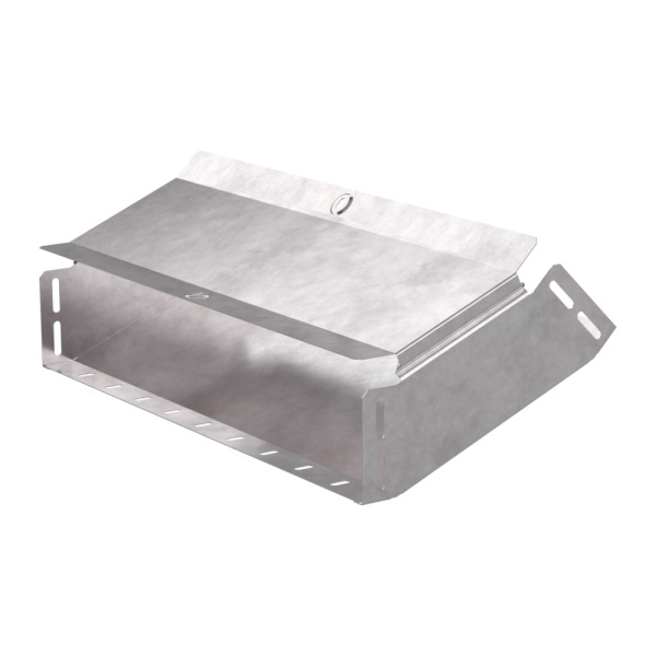 Промрукав Угол вертикальный внутренний 45 градусов с крышкой Стандарт 500х100 PR16.0597