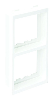 Simon Connect Адаптер для 2 модуля Serie 27 Simon, S-модуль 52x108мм S78-9