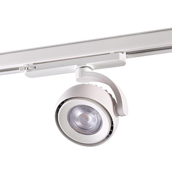 Novotech 358167 NT19 020 белый Трехфазный трековый светодиодный светильник IP20 LED 4000K 20W 100-240V CURL