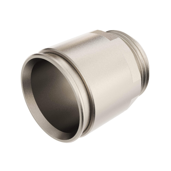 Купить DKC Муфта труба-коробка д.32мм, IP66/IP67, М32х1,5, никелированная латунь